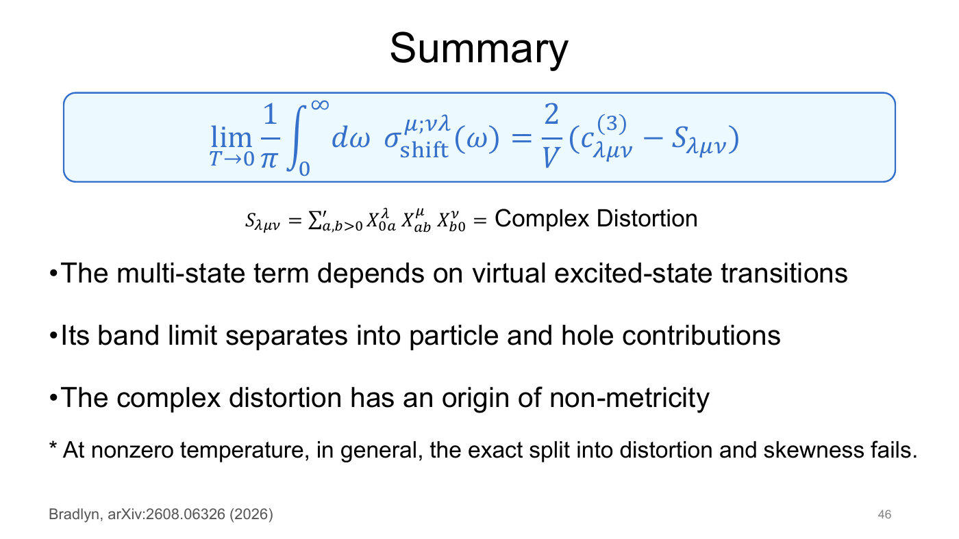 Density Matrix Geometry and Response Functions — slides — page 48 of 48