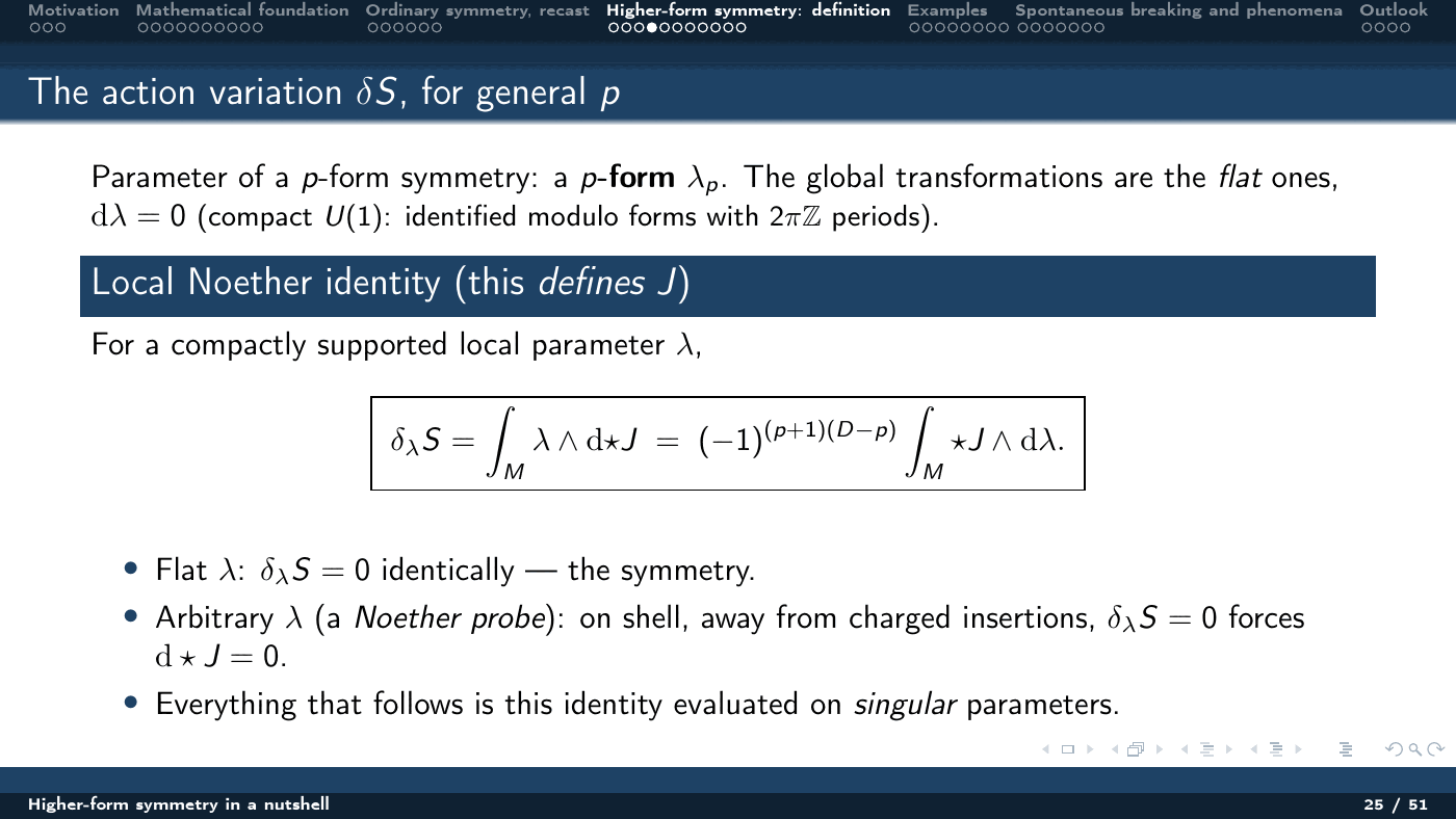 Higher-Form Symmetry in a Nutshell — slides — page 25 of 51